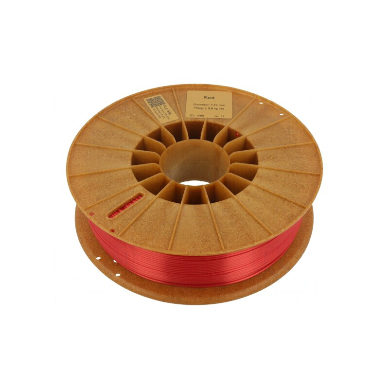 PLA SILK Filament 1,75mm Roșu 800g | Electronic-mag.ro | Componente Electronice