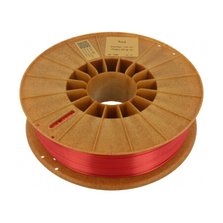 PLA SILK Filament 1,75mm Roșu 800g | Electronic-mag.ro | Componente Electronice