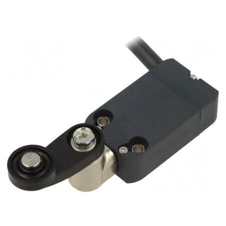 Limitator cursă manetă 35mm cu rolă plastic 18mm 10A | Electronic-mag.ro | Componente Electronice