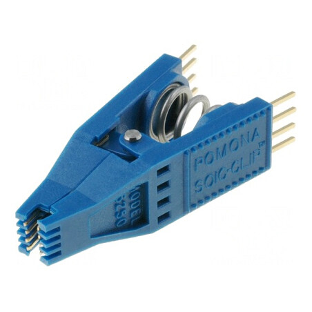 Clips de măsurare albastră 1,27mm aurit | Electronic-mag.ro | Componente Electronice