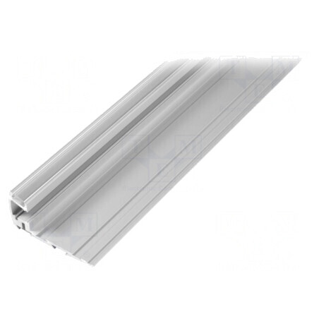 Profil Aluminiu Anodizat 1m pentru Module LED Mat în Trepte | Electronic-mag.ro | Componente Electronice