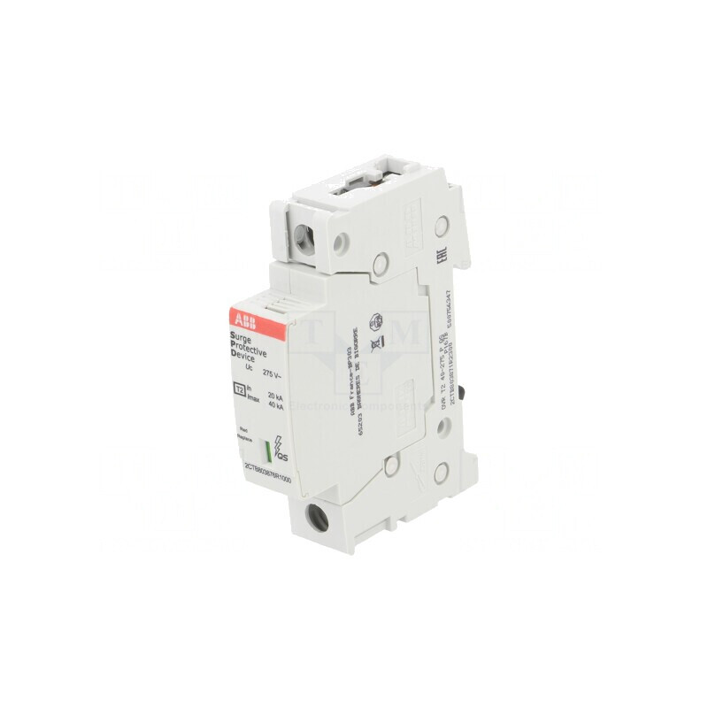 Limitator de Supratensiuni Tip 2 40kA pentru Șină DIN Poli 1 | Electronic-mag.ro | Componente Electronice