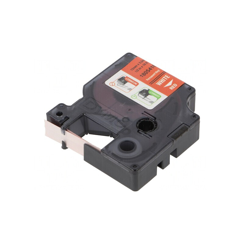 Bandă Etichetare 12mm x 5.5m Roșie/Albă | Electronic-mag.ro | Componente Electronice Bandă Etichetare 12mm x 5.5m Roșie/Albă | Electronic-mag.ro | Componente Electronice