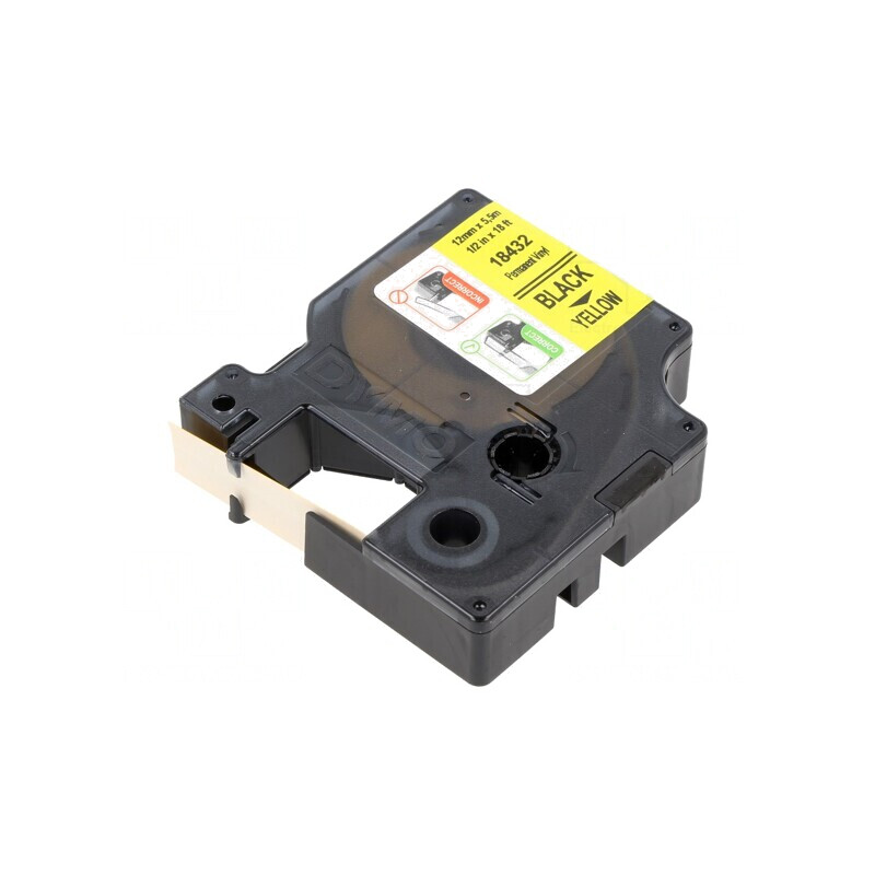 Bandă Etichetare 12mm x 5,5m Galben cu Negru | Electronic-mag.ro | Componente Electronice Bandă Etichetare 12mm x 5,5m Galben cu Negru | Electronic-mag.ro | Componente Electronice