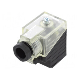 Conector: cu valvă | mufă | format A | 18mm | mamă | PIN: 4 | în unghi 90° | 7000-29441-0000000