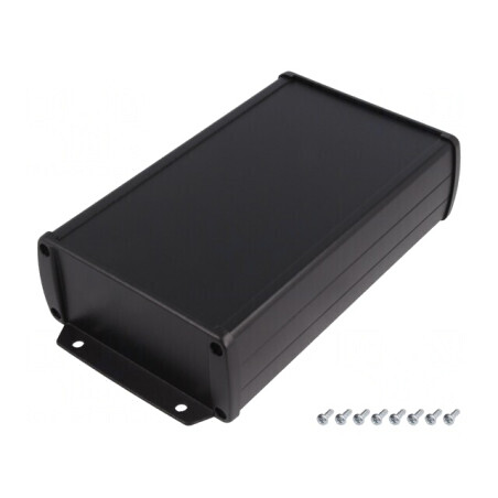 Carcasă universală cu lame de fixare TEKAM 106mm x 175mm | Electronic-mag.ro | Componente Electronice