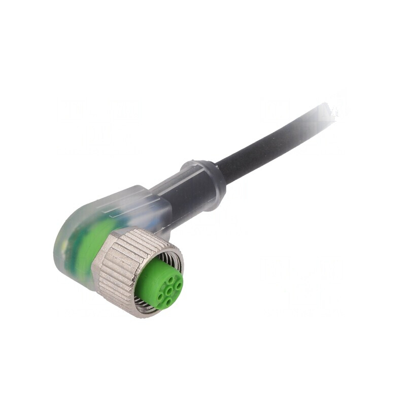 Cablu de Conectare M12 4 PIN-uri Unghiular 5m | Electronic-mag.ro | Componente Electronice