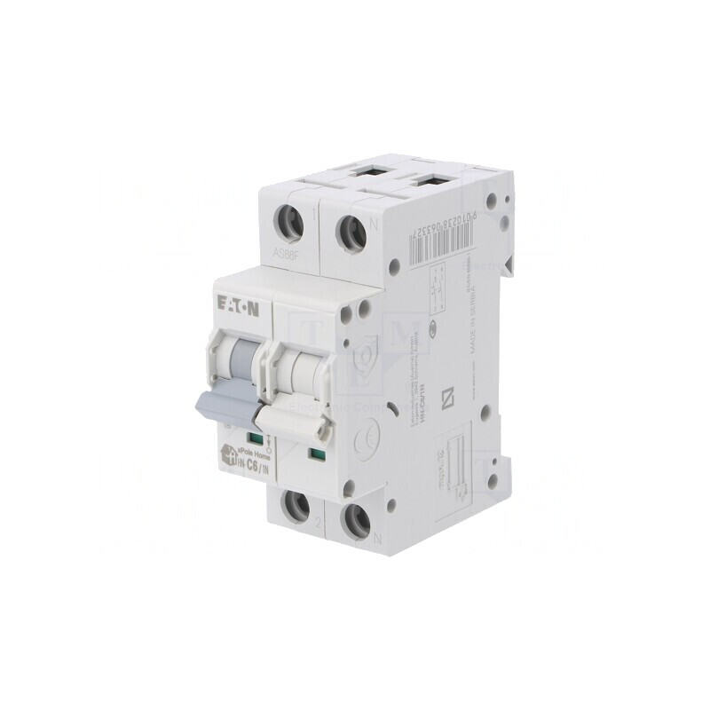 Întrerupător Supracurent 6A 230/400V 1P+N 6kA | Electronic-mag.ro | Componente Electronice
