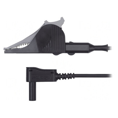 Cablu de măsurare 32A 1kV 1,5m negru PVC | Electronic-mag.ro | Componente Electronice