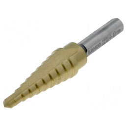 Burghiu conic pentru tablă subțire 4-12mm, 9 pași | Electronic-mag.ro | Componente Electronice