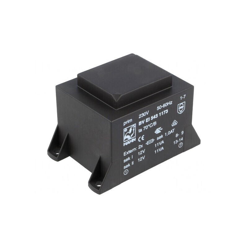 Transformator Încapsulat 22VA 230V 12V PCB | Electronic-mag.ro | Componente Electronice