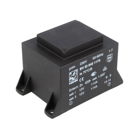 Transformator Încapsulat 22VA 230V 12V PCB | Electronic-mag.ro | Componente Electronice