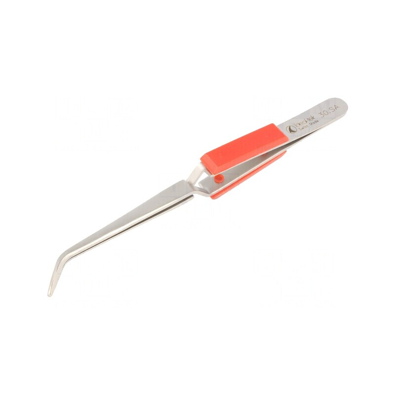 Pensetă 165mm Vârf Curbat cu Blocare Automată | Electronic-mag.ro | Componente Electronice Pensetă 165mm Vârf Curbat cu Blocare Automată | Electronic-mag.ro | Componente Electronice