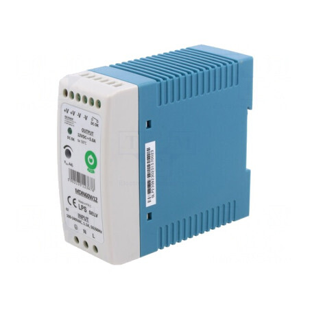 Alimentator Pulsatoriu 60W 12V DC pentru Șină DIN | Electronic-mag.ro | Componente Electronice