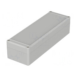 Carcasă Universală 80x240x60mm Gri EUROMAS II ABS | Electronic-mag.ro | Componente Electronice