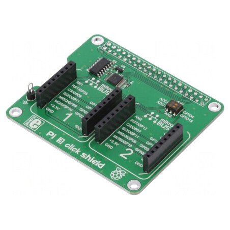 Placă Expander Prototip cu Soclu 2x20 pentru PI 3 CLICK SHIELD | Electronic-mag.ro | Componente Electronice
