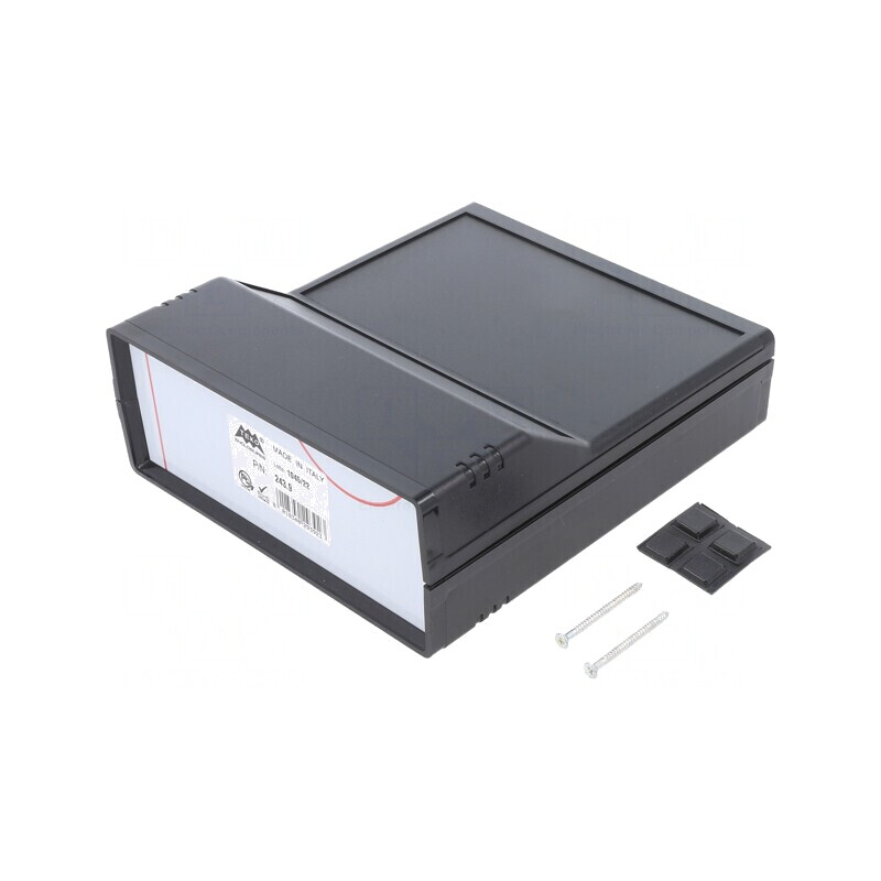 Carcasă Desktop Neagră ABS 154x173x61mm | Electronic-mag.ro | Componente Electronice