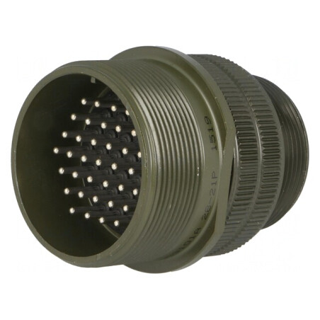 Conector Circular 28 MS/DS Aliaj Aluminiu Oliv | Electronic-mag.ro | Componente Electronice