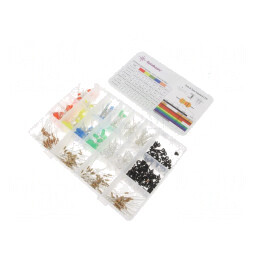 Set LED-uri THT 3mm și 5mm 560 bucăți | Electronic-mag.ro | Componente Electronice