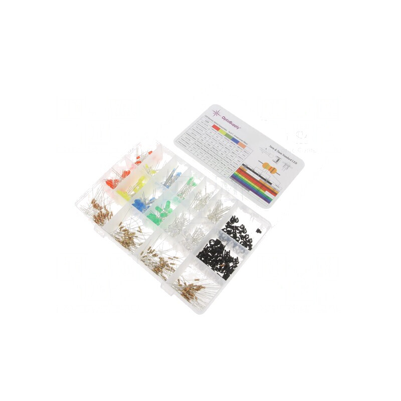 Set LED-uri THT 3mm și 5mm 560 bucăți | Electronic-mag.ro | Componente Electronice Set LED-uri THT 3mm și 5mm 560 bucăți | Electronic-mag.ro | Componente Electronice