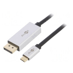 Adaptor DisplayPort 1.4 HDCP 2.2 USB-C Mufă