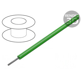 Cablu HookUp Wire 24AWG PVC Verde 30.5m | Electronic-mag.ro | Componente Electronice