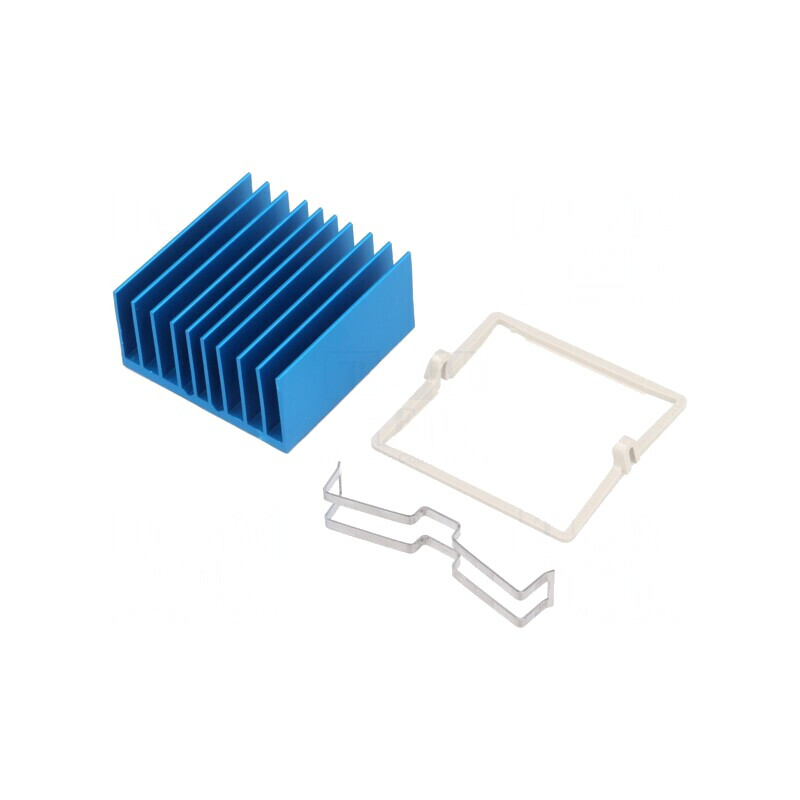 Radiator extrudat cu aripioare BGA albastră 35x35mm | Electronic-mag.ro | Componente Electronice Radiator extrudat cu aripioare BGA albastră 35x35mm | Electronic-mag.ro | Componente Electronice