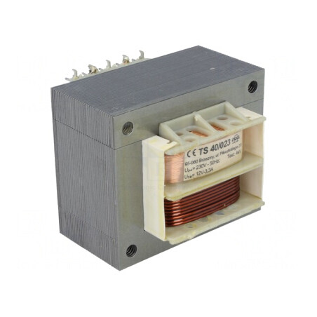 Transformator Alimentare 40VA 230VAC 12V 3,3A IP00 | Electronic-mag.ro | Componente Electronice