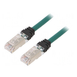 Patch Cord S/FTP Verde 3m 10Gig LSZH 26AWG | Electronic-mag.ro | Componente Electronice