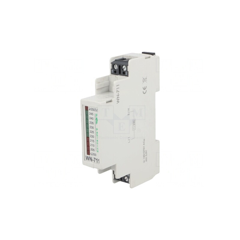 Indicator de tensiune 230VAC IP20 pentru șină DIN WN-711 | Electronic-mag.ro | Componente Electronice