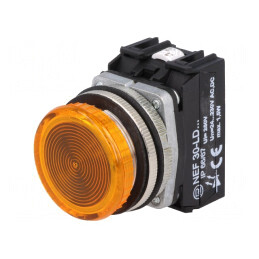 Lumină de control LED galbenă 24-230V AC/DC NEF30 | Electronic-mag.ro | Componente Electronice