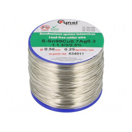 Sârmă de lipit fără plumb 0,56mm 250g | Electronic-mag.ro | Componente Electronice