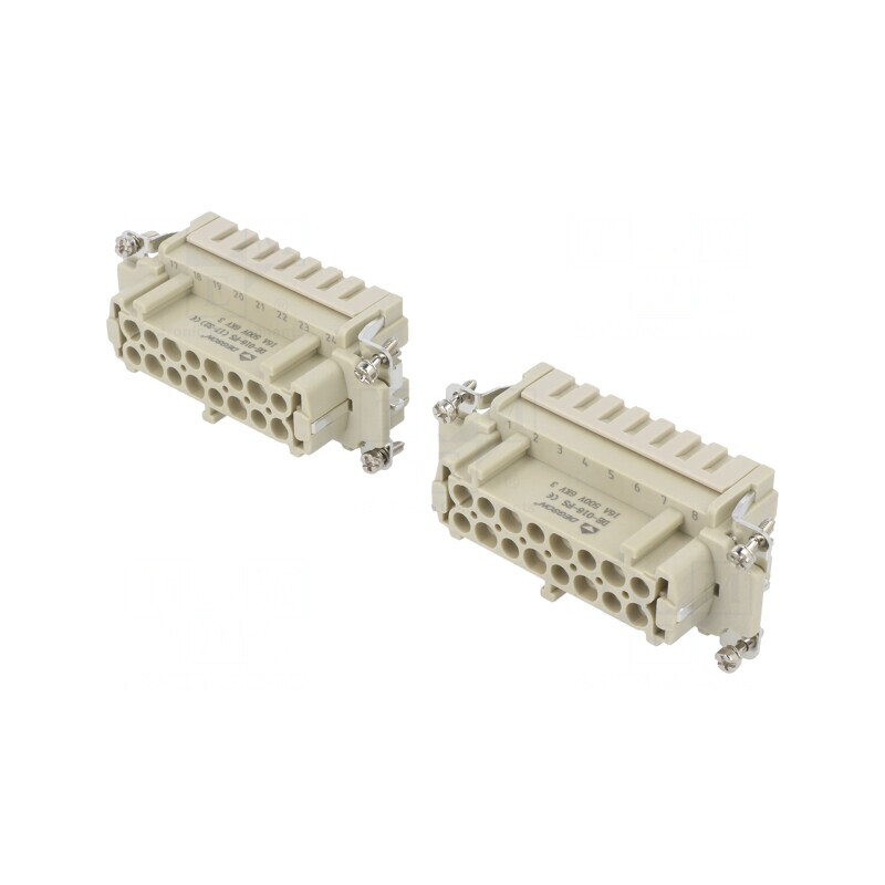 Conector HDC cu 32 Inserturi de Contact Mamă 16A | Electronic-mag.ro | Componente Electronice
