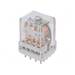 Releu electromagnetic 4PDT 110VDC 20A | Electronic-mag.ro | Componente Electronice
