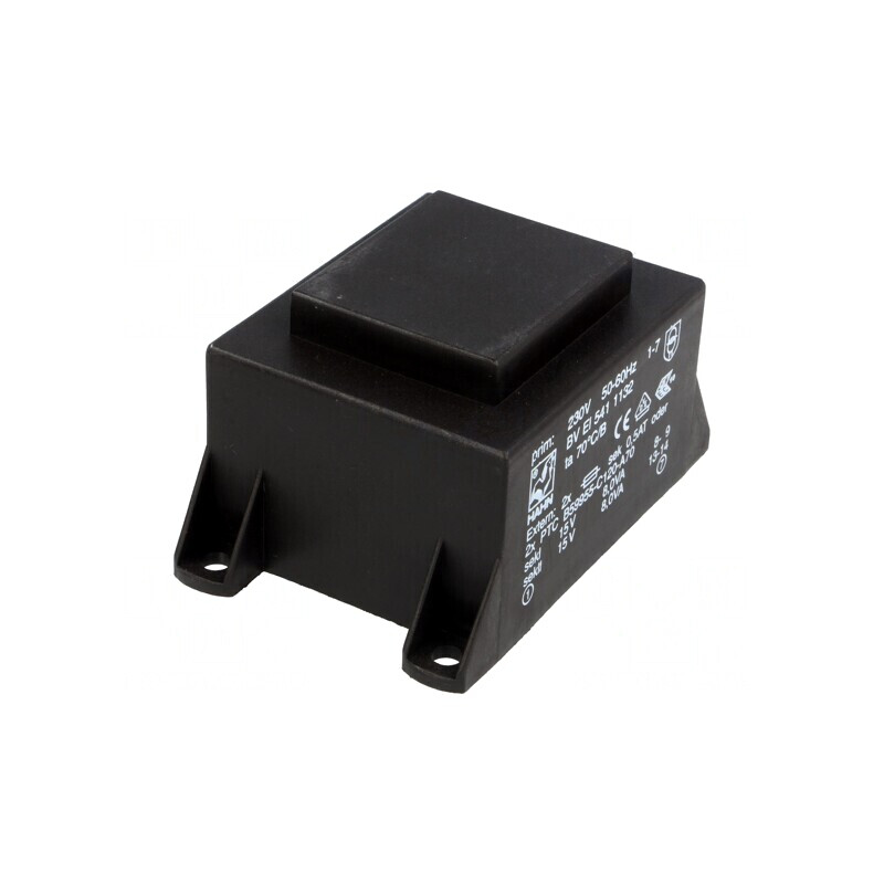Transformator încapsulat 16VA 230V 15V 15V 534mA PCB | Electronic-mag.ro | Componente Electronice