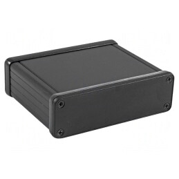 Carcasă Aluminiu Neagră 80x103x31mm | Electronic-mag.ro | Componente Electronice