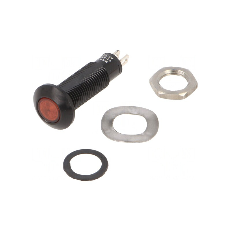 Lampă de control LED roșie 12-28V Ø8.1mm | Electronic-mag.ro | Componente Electronice Lampă de control LED roșie 12-28V Ø8.1mm | Electronic-mag.ro | Componente Electronice