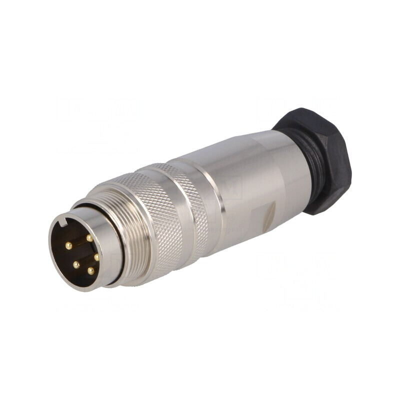 Mufă Conector M16 5-PIN 6A 250V Drept pentru Cablu | Electronic-mag.ro | Componente Electronice