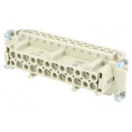 Conector HDC Han E 24 Mamă 24 PE | Electronic-mag.ro | Componente Electronice