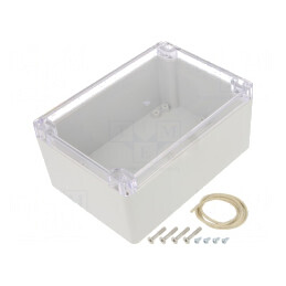 Carcasă Universală Policarbonat Ritec 121x171x80 mm | Electronic-mag.ro | Componente Electronice