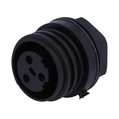 Conector Circular Soclu Mamă 3 PIN Buccaneer 900 Nichelat | Electronic-mag.ro | Componente Electronice