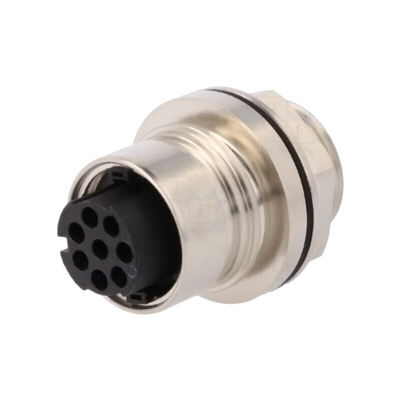 Conector Circular Soclu Mamă 8 PIN 10A Alamă | Electronic-mag.ro | Componente Electronice