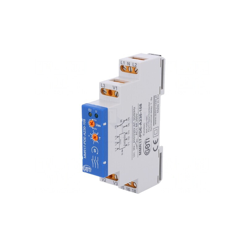 Releu Monitorizare Tensiune DIN SPST MMR17-PDE-A230-108 | Electronic-mag.ro | Componente Electronice