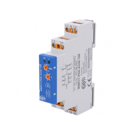 Releu Monitorizare Tensiune DIN SPST MMR17-PDE-A230-108 | Electronic-mag.ro | Componente Electronice