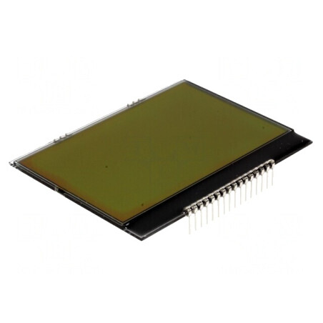 Afișaj LCD Grafic 160x104 Galben-Verde | Electronic-mag.ro | Componente Electronice