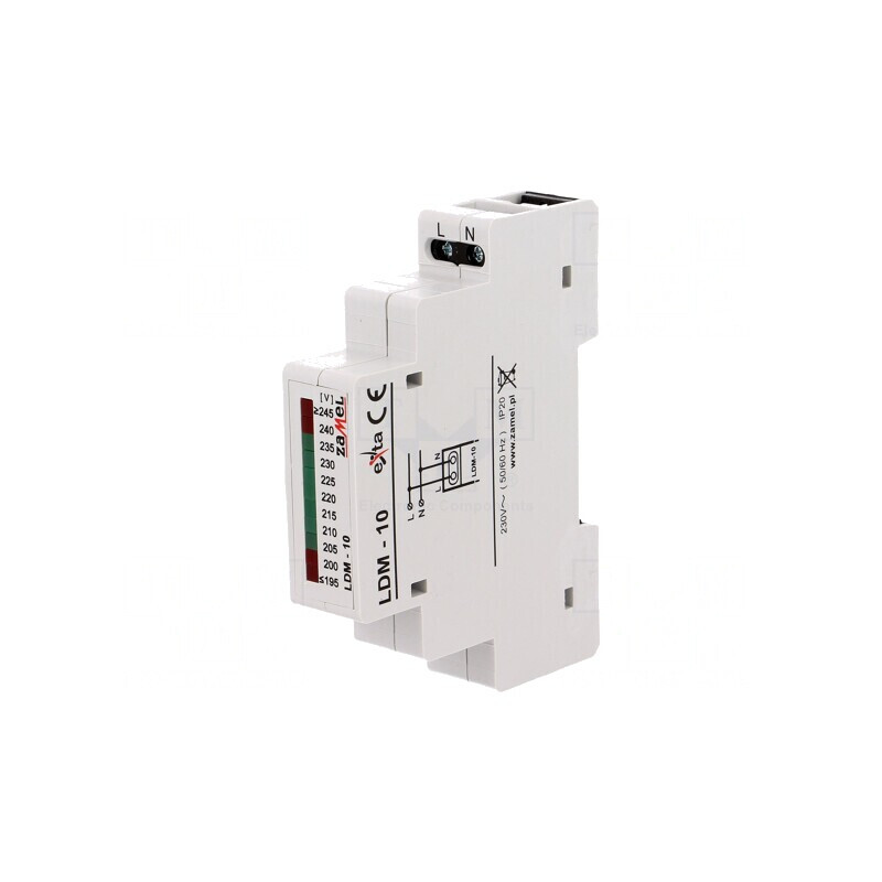 Indicator de Tensiune 230VAC IP20 pentru Şină DIN LDM-10 | Electronic-mag.ro | Componente Electronice