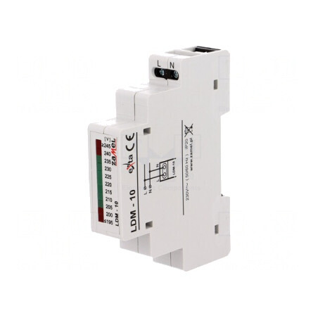 Indicator de Tensiune 230VAC IP20 pentru Şină DIN LDM-10 | Electronic-mag.ro | Componente Electronice