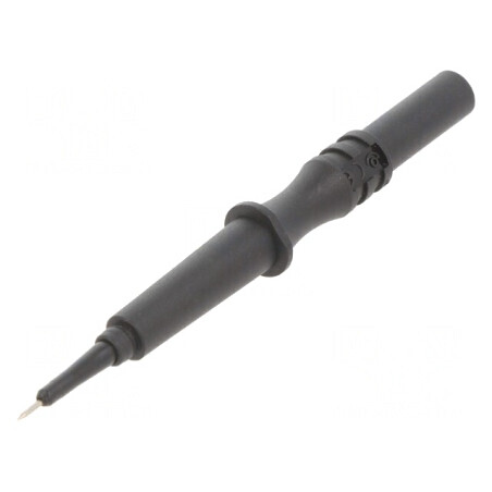 Sondă măsurare 600V 85mm neagră vârf 2mm | Electronic-mag.ro | Componente Electronice