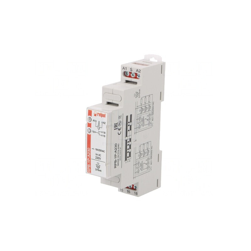 Releu bistabil impulsuri SPST-NO 16A 230V | Electronic-mag.ro | Componente Electronice
