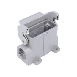 Carcasă pentru Conectori HDC Han A 10A PG16 IP65 | Electronic-mag.ro | Componente Electronice